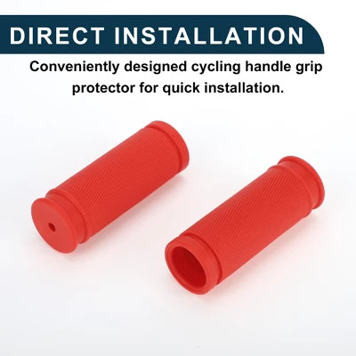 Unique Bargains Bike Handlebar Grips Covers 3.35" Length Red 1 Pair 5 Unique Bargains Bike Handlebar Grips Covers 3.35" Length Red 1 Pair - Image 5