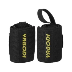 Unique Bargains Professional Wrist Bandages Black 1 Pair -Outdoor Sports Series GUEST 010bf18e d49a 4d10 94d6 c2e7e2f8f2b9