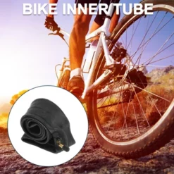 Unique Bargains Bike MTB Cycling Inner Tire 16x2.125 Inch Durable Bent Valve Bicycle Inner Tube 1 Pcs