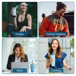 Unique Bargains Acrylic Double Wall With Lid And Straw Transparent Sequins Tumbler -Outdoor Sports Series GUEST 035d4e90 35da 4529 a3c6 7e88c021dae6