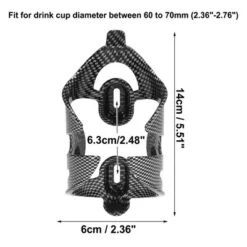 Unique Bargains Bicycle Water Drink Cup Bottle Holder Cages Rack Carbon Fiber Pattern Black 2 Pcs -Outdoor Sports Series GUEST 045872a7 bd2b 42f5 a5ba 90a9a92ee917