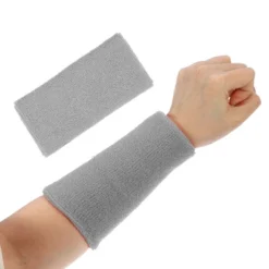 Unique Bargains Sweat Absorbing Cotton Yarn Latex Wrist Sweatbands Wrist Band 3.15"x5.91" 1 Pair -Outdoor Sports Series GUEST 04bee5b2 d72d 456c a163 71815e67e1f2