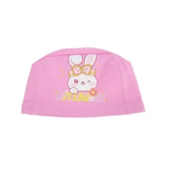 Unique Bargains Kid's Knitted PU Cartoon Rabbit Swim Cap Pink 1 Pc -Outdoor Sports Series GUEST 055a7461 ec43 494c 9581 7825c5b6eab9