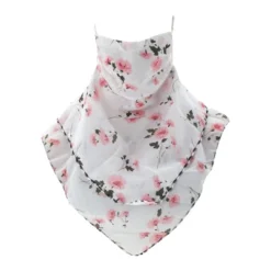 Unique Bargains Floral Printed Triangle Earloop Neck Gaiter 1 Pc -Outdoor Sports Series GUEST 0794b881 f832 4c50 91bd 3f118320c438