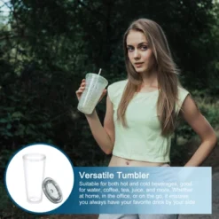 Unique Bargains Double Wall Acrylic With Lid And Straw Clear Tumbler 10 Unique Bargains Double Wall Acrylic With Lid And Straw Clear Tumbler -Outdoor Sports Series GUEST 0a15095c 2776 4150 8dd1 d941925b54c9