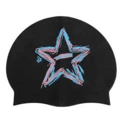 Unique Bargains Silicone Star Pattern Swim Cap 1 Pc -Outdoor Sports Series GUEST 0a5d71cb f0e2 4a6d 8fab 7c2d0111881d