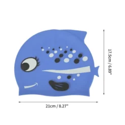 Unique Bargains Kid's Silicone Polka Dot Fish Swim Cap 1 Pc -Outdoor Sports Series GUEST 0a8111c9 7b29 4ff2 bc47 d6dfe87cbc27