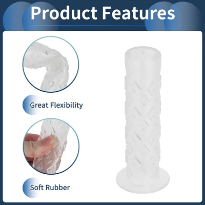 Unique Bargains Bike Handlebar Grips Covers 4.72" Clear 1 Pair 3 Unique Bargains Bike Handlebar Grips Covers 4.72" Clear 1 Pair - Image 3