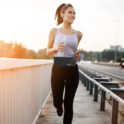 Unique Bargains Breathable Diamond Running Belt 1 Pc 1 Unique Bargains Breathable Diamond Running Belt 1 Pc