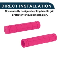 Unique Bargains Bike Handlebar Grips Covers Rubber 4.72" Pink 1 Pair -Outdoor Sports Series GUEST 0b965e0e e69a 4c4e ad20 8234e6af6b32