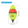 Unique Bargains EVA Durable Electric Lighted Night Fishing Slip Bobbers 2 Pcs