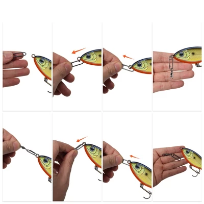 Unique Bargains Fishing Swivels Quick Change Topwater Speed Clips For Saltwater Freshwater 25 Pcs 2 Unique Bargains Fishing Swivels Quick Change Topwater Speed Clips For Saltwater Freshwater 25 Pcs - Image 2