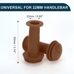 Unique Bargains Bike Handlebar Grips Covers 3.74" Brown 1 Pair -Outdoor Sports Series GUEST 0dbca2da 7bdc 49c6 9d65 d2136f61ced8