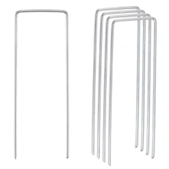 Unique Bargains Garden Stakes Pins, Galvanized Landscape Staples Outdoor Lawn Pegs For Ground Cover Weed Barrier Fabric -Outdoor Sports Series GUEST 0e462a2a 237b 4a8e 853f eb94060625d3