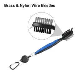 Unique Bargains Golf Tools With Cleaning Nails 2 Ft Retractable Lanyard Double Head Golf Club Brushes 2 Pcs -Outdoor Sports Series GUEST 0f896104 81af 44a3 a808 1b262699d1c7