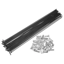 Unique Bargains 14G Bicycle Carbon Steel Spoke With Nipples Black 36 Pcs -Outdoor Sports Series GUEST 0fe458dd e995 4291 abbc 924b6d7e71a3