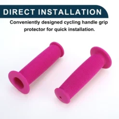 Unique Bargains Bike Handlebar Grips Covers 4.33" Pink 1 Pair -Outdoor Sports Series GUEST 104f83f0 56bd 49e7 8f94 d349bc115000