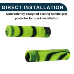 Unique Bargains Bike Handlebar Grips Covers 4.92" Yellow 1 Pair -Outdoor Sports Series GUEST 109afda4 d17e 433e 91a6 1c9058f3f6e4