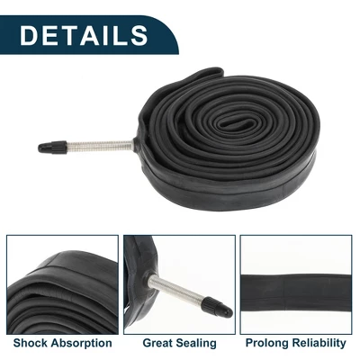 Unique Bargains Bike MTB Cycling Inner Tire 700x23/25C Durable 48mm Long French Type Valve Bicycle Inner Tube 1 Pcs 4 Unique Bargains Bike MTB Cycling Inner Tire 700x23/25C Durable 48mm Long French Type Valve Bicycle Inner Tube 1 Pcs - Image 4