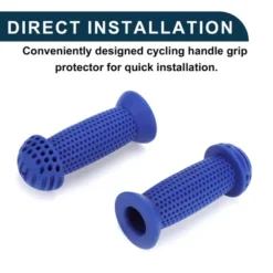 Unique Bargains Child Bike Handlebar Grips Covers 3.94" Blue 1 Pair -Outdoor Sports Series GUEST 120bf99d 2402 4114 ae78 a49b034616ae