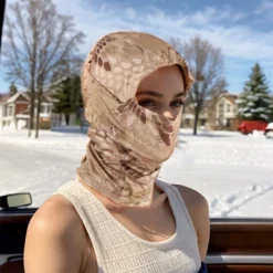 Unique Bargains Quick-drying Ice Silk Snake Pattern Balaclava Face Mask 1 Pc -Outdoor Sports Series GUEST 12d0d1b7 05de 4d05 a385 1993da899746