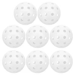 Unique Bargains 40 Holes Durable Precision Good Balance Application Pickleball Balls 8 Pcs -Outdoor Sports Series GUEST 142f3569 6c35 4390 a403 419a74e90966