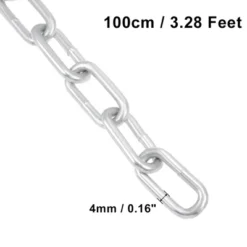 Unique Bargains Bicycle Cycling Zinc Plated 3.28 Feet Long Chain Lock With Padlock Silver 8 Unique Bargains Bicycle Cycling Zinc Plated 3.28 Feet Long Chain Lock With Padlock Silver -Outdoor Sports Series GUEST 1536235a 2d5e 4662 a82b a7f53ce628bf