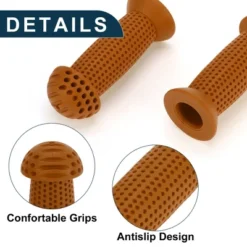 Unique Bargains Child Bike Handlebar Grips Covers 3.94" Brown 1 Pair -Outdoor Sports Series GUEST 15fa183c 135a 4cb2 863a 14e82d3779ac
