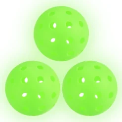 Unique Bargains Durable Luminous Good Balance All Skill Levels Pickleball 3 Pcs -Outdoor Sports Series GUEST 165d5162 9b90 4236 8d68 508b7ac7755b