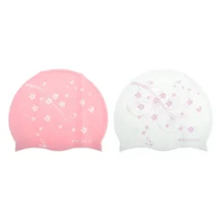 Unique Bargains Silicone Waterproof Swim Cap 2 Pcs -Outdoor Sports Series GUEST 16b2a4ef fd6a 4549 b9ee d0191b53f7c9