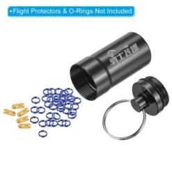 Unique Bargains Aluminum Portable Dart Accessories Storage Box With Keyring -Outdoor Sports Series GUEST 17fd3344 9896 4979 81c1 f1df6ce133d1