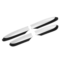 Unique Bargains Roof Rack Rail Cover End Protection Exterior Cover Shell Cap For Toyota RAV4 2013-2018 Silver Tone 1 Set -Outdoor Sports Series GUEST 1871cf24 2625 4098 9a3d dc23ffbb78d2