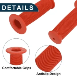 Unique Bargains MTB Bikes Handlebar Grips Cover 3.94" Red 1 Pair -Outdoor Sports Series GUEST 18d6dc77 fa20 4e8e 8e76 02f9f4a9e269