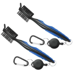 Unique Bargains Golf Tools With Cleaning Nails 2 Ft Retractable Lanyard Double Head Golf Club Brushes 2 Pcs -Outdoor Sports Series GUEST 19101cda 0daa 40ef 99aa 001c47837526