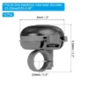 Unique Bargains Mountain Road Bicycle Accessories Loud Clear Sound Rotation Classic Bike Bells 2 Pcs