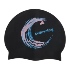 Unique Bargains Silicone Moon Pattern Swim Cap 1 Pc -Outdoor Sports Series GUEST 1ae6bac8 f8f9 4b82 95e4 c0b4b3258c26