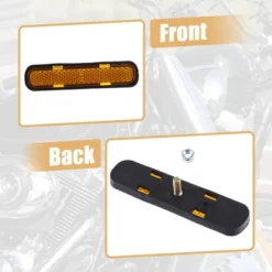 Unique Bargains M5x0.8 Universal Rectangular Screw On Reflective Warning Reflector 4 Pcs -Outdoor Sports Series GUEST 1c9e859f 7918 45e8 ab9b 02ee7f7fe2bb