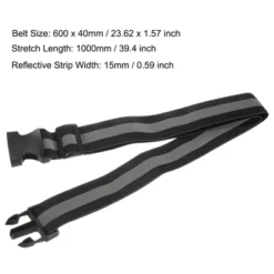 Unique Bargains Reflective Belt Bands Strip Reflective Gear For Cycling At Night