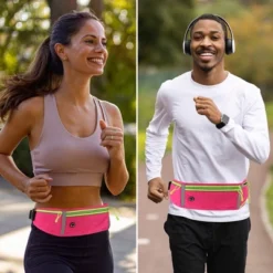 Unique Bargains Waist Pack Bag With Water Bottle Holder Rose Red 1 Pc -Outdoor Sports Series GUEST 1cd0c6ba 04dd 4856 a7c9 15b9b29ced20