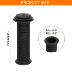 Unique Bargains Rubber Non-Slip Mushroom Fit 7/8 Inch Bike Handlebar Grips 2 Pairs 4.13"