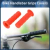 Unique Bargains Bike Handlebar Grips Covers 4.72" Long Orange 1 Pair