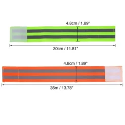 Unique Bargains Reflective Bands For Arm Ankle Reflective Armbands Slaps Night Riding Reflector Tape Straps Bracelet Orange Green 8 Pcs -Outdoor Sports Series GUEST 1eee5ef6 71af 4a88 9f15 cdd909f9da0b