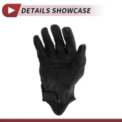 Unique Bargains Motorcycle Full Finger Gloves With Hole Black 1 Pair -Outdoor Sports Series GUEST 1f23c3d7 4f38 4043 abe8 0c5f809cfda3