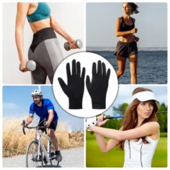 Unique Bargains Non-slip Full Finger Compression Gloves For Sport 1 Pair -Outdoor Sports Series GUEST 1f5c3f8b 26ac 4a37 a80a 9409fc911675