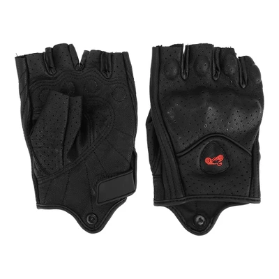 Unique Bargains Motorcycle Half Finger Gloves Black 1 Pair 6 Unique Bargains Motorcycle Half Finger Gloves Black 1 Pair - Image 6