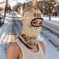 Unique Bargains Ice Silk Snake Pattern Balaclava Face Mask 1 Pc -Outdoor Sports Series GUEST 21ff2f48 0ed1 4e2c aa32 67c7e2925348