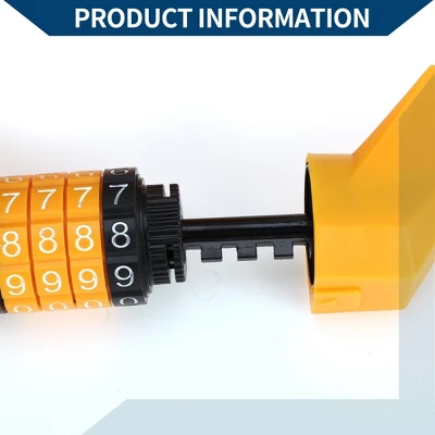 Unique Bargains Bike Lock Extended Bicycle Padlock Cable Resettable 5 Digit Bike Lock Orange Set 2 Unique Bargains Bike Lock Extended Bicycle Padlock Cable Resettable 5 Digit Bike Lock Orange Set - Image 2