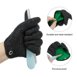 Unique Bargains Waterproof Puncture Resistant Non-Slip Cut-Resistant Fishing Gloves 1 Pc -Outdoor Sports Series GUEST 2255d143 4589 43a0 b73e 651886917669