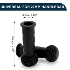 Unique Bargains Child Bike Handlebar Grips Covers 4.33" Black 1 Pair -Outdoor Sports Series GUEST 225a8df4 60fa 4768 af92 b67435b83bbc