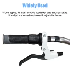 Unique Bargains Universal Aluminum Alloy Bicycle Brake Lever Handlebar 0.86" White 1 Pair -Outdoor Sports Series GUEST 22cffb5a 072f 4d1f be19 e05af1e881bd
